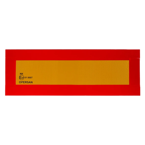 Mega Oto Market Opersan Reflektör Çekici Römork Tır Kamyon Tabel 1 mm Aluminyum Sac 19,5x56,5 cm Uzun Dikdörtgen 1 Adet ürün görseli 1
