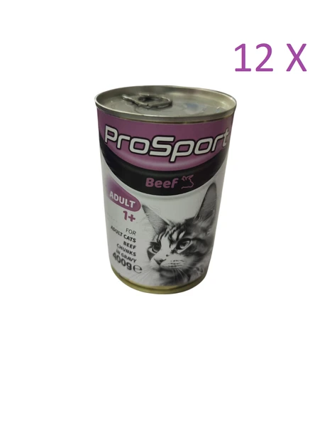 Prosport Dana Etli Kedi Konservesi 400 gr 12 Adet ürün görseli 1