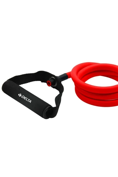 Delta 120 cm Tutacaklı Tam Sert 9*13 mm Pilates Direnç Lastiği ürün görseli 1