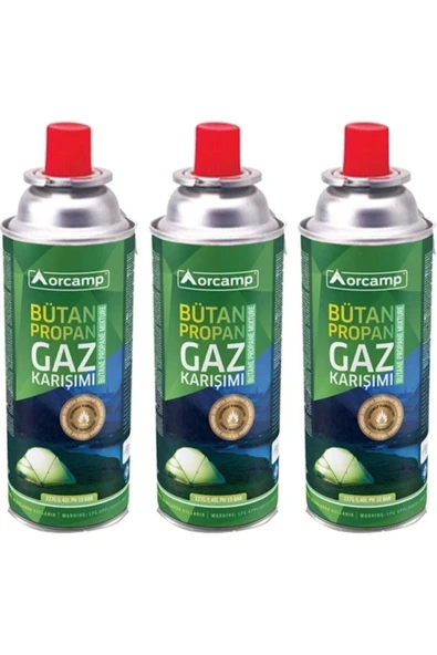 227 Gram Valfli Gaz Ocak Kartuşu 3 Adet ürün görseli 1