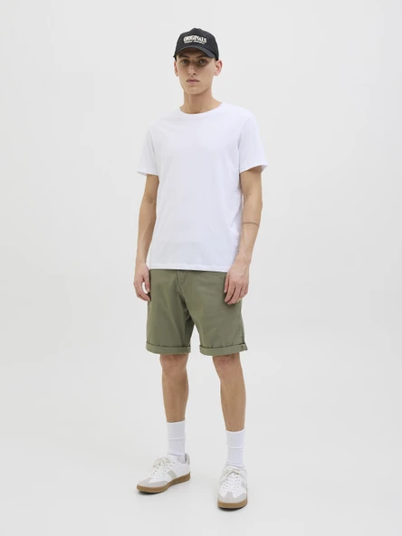 JACK JONES Erkek Chino Şort 12165604 - Resim 2