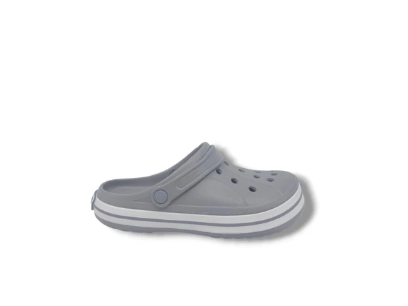 Cflex 22233 Unisex Gri Beyaz Gri Sabo Terlik Sandalet ürün görseli 1