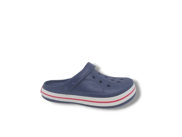 Cflex 22233 Unisex Lacivert Kırmızı Beyaz Sabo Terlik Sandalet ürün görseli 1