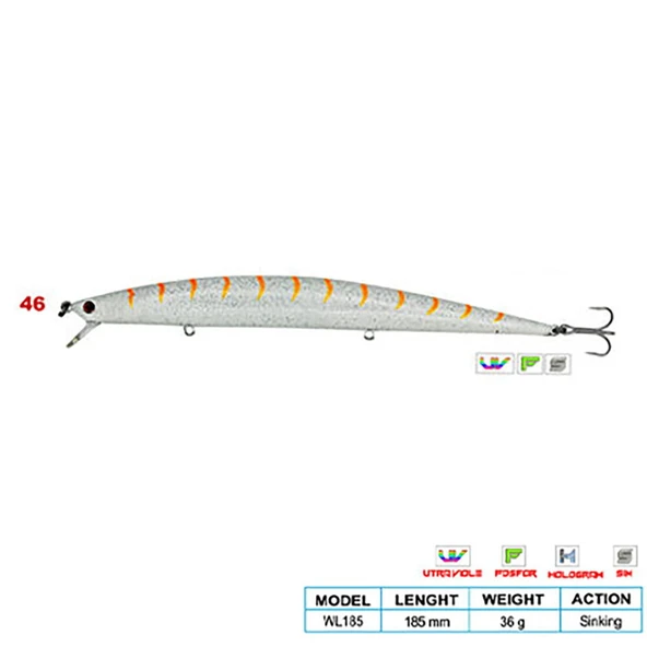 Wily SUPER STAR CL:46 185mm 36gr (Sinking) ürün görseli 1