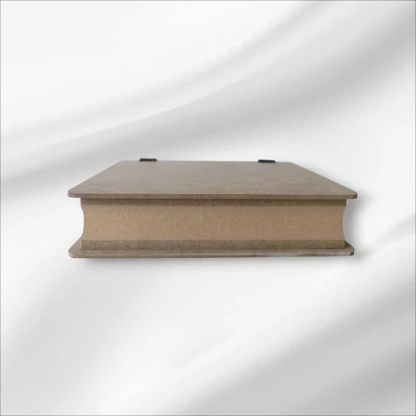 Ahşap-boyanabilir-kitap kutusu - Resim 4