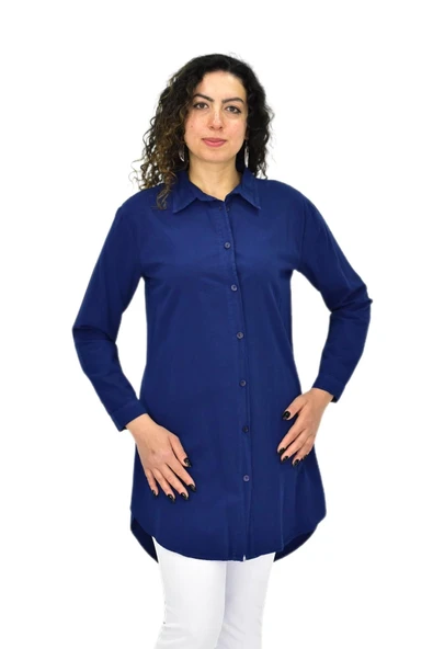 Kadın Uzun Kol Gömlek BGL-ST04648 - Resim 3