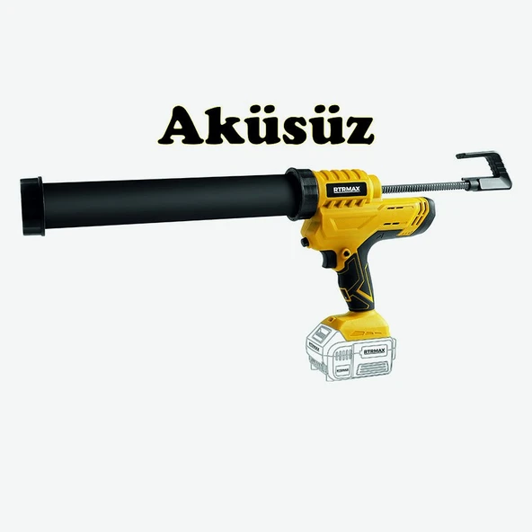 Rtrmax RTX1878B Silikon - Sosis Tabancası 300/600 Ml 18V *AKÜSÜZ* X-LION ürün görseli 1