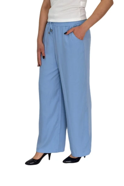 Kadın Lastikli Bol Pantolon BGL-ST04646 ürün görseli 1