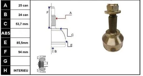 ECOFIX KRL1490ECF Aks Kafası Connect 02- 1,8Dı 75Hp Dıs ürün görseli 1