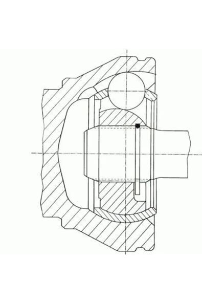 GKN 304843 Glanzer  Aks Kafası Iç Sol Transporter T5 2.5 Tdı Axd Axe ürün görseli 1