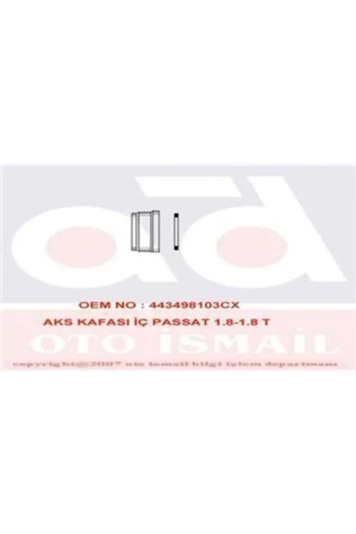 GKN 302287 Glanzer  Aks Kafası Iç Passat / A4 A6 1.8 20v 1.8t 20v Awt Aeb Adr ürün görseli 1