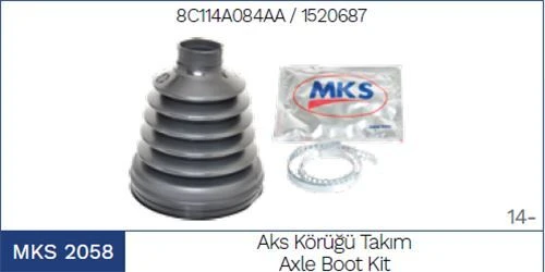 MKS 2058  Aks Körüğü Dıs Takım Ford Transit V363 Custom 14- ürün görseli 1
