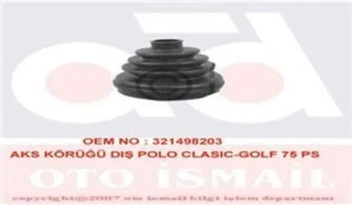 GKN 300355 GLANZER  Aks Körüğü Dıs Golf I II III Passat 1.6 ürün görseli 1