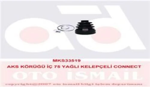 MKS 519  Aks Körüğü İç 75 Yağlı Kelepçelı Connect ürün görseli 1