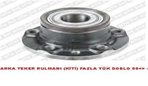 SNR R14125 TEKER PORYASI ARKA ABSSİZ DOBLO 09- AKS RULMANI 5 ürün görseli 1