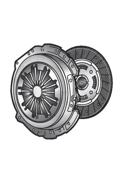 VALEO 832471 2'li Debriyaj Takımı (baskı+disk) Hyundaı H350 2.5 (2014-) Uyumlu ürün görseli 1