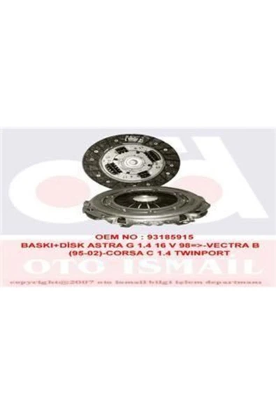 VALEO 821301 Debrıyaj Setı Astra G H Vectra B Corsa C D Merıva 1.4 1.6 1.6 16v 1.3 Cdtı 1.4d Uyumlu ürün görseli 1