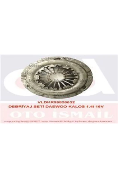 VALEO 826632 Debrıyaj Setı Lacettı 05- 1.4 16v 1.6 215-24 ürün görseli 1