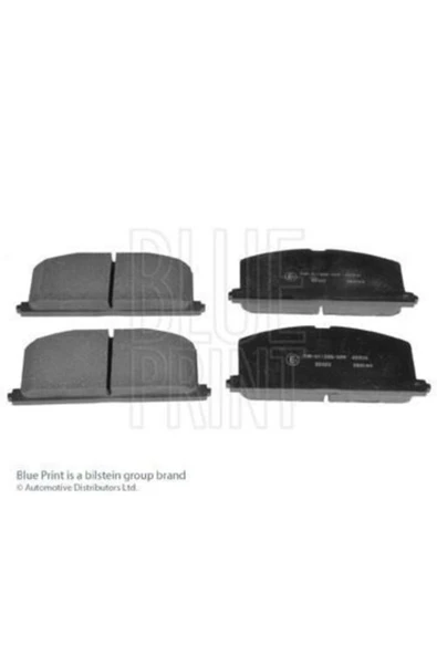 Blue Print ADT34279 Blue Prınt Adt34279 Fren Balatası Ön Corolla Uyumlu 2E 87- ürün görseli 1