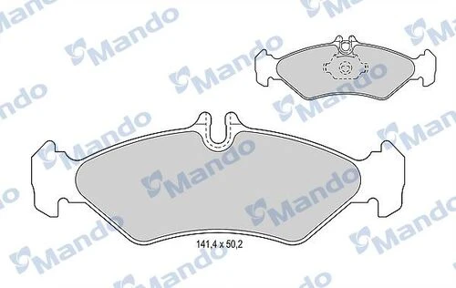 MANDO MBF015657 Arka Fren Disk Balatası Sprinter 212Td ürün görseli 1