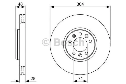 Bosch 0986479380  Ön Fren Disk Aynası C5 Iıı P407 Dw10bted4 2.0 16v Expert Iıı Jumpy Iıı Scudo Iıı Havalı 1.6hdı 2.0hdı Hava Soğutmalı 4249.25 ürün görseli 1