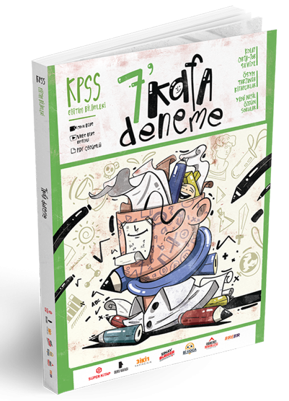 Süper Kitap KPSS Eğitim Bilimleri 7 Kafa Deneme ürün görseli 1