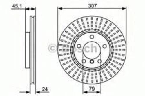 Bosch 0986479A07 0 Fren Diski Ön Mini R55 R56 R57 R58 R58 34116855781 ürün görseli 1