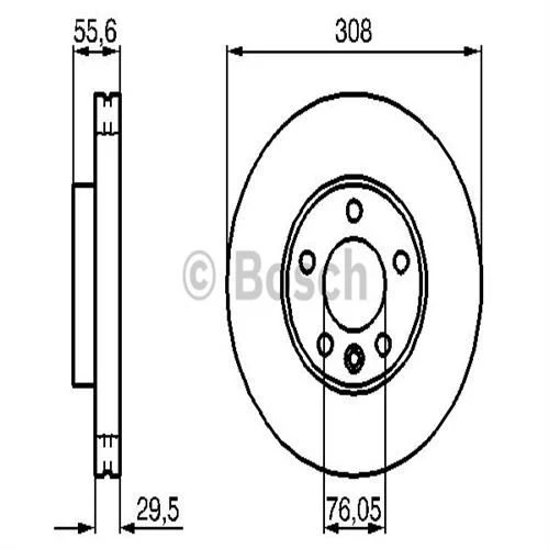 Bosch 0986479R84 0 Ön Fren Diski Havalı 16 Jant Touareg 2.5 3.0 3.6 4.2 5.0 6.0 03-10 Transporter T5 T6 1.9 2.0 2.5tdı 03-15 7e0615301d ürün görseli 1