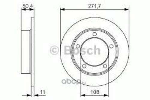 Bosch 0986479R73 0 Fren Diski 0986478746 21213501070 ürün görseli 1