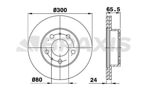 Braxis AE0728 Ae0728 Ön Fren Disk Aynası Boxer Jumper Ducato Tüm Modeller 16q 16 Jant Karsan Jest Çap 300 Kalınlık 1607872280 ürün görseli 1