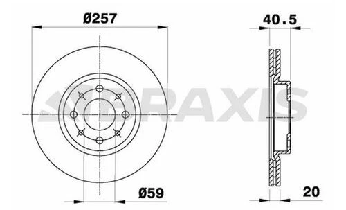 Braxis AE0027 Ae0027 Ön Fren Disk Aynası Doblo Albea Linea Bravo Panda 1.4 1.3jtd Stilo Idea 1.2 16v 1.3jtd Tempra Tipo 1 46423415 ürün görseli 1