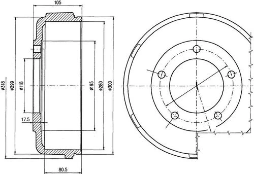 Delphi BF478 Fren Kampanası Ford Transit 00-05/06 Arka ürün görseli 1