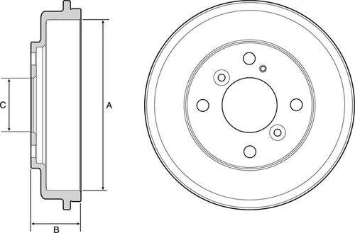 Delphi BF525 Bf525 Fren Kampanası Ford Fiesta 10/08- ürün görseli 1