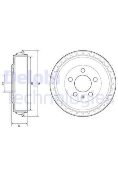 Delphi BF563 Bf563 Kampana (vw Polo 18- Seat Ibiza 18-) ürün görseli 1