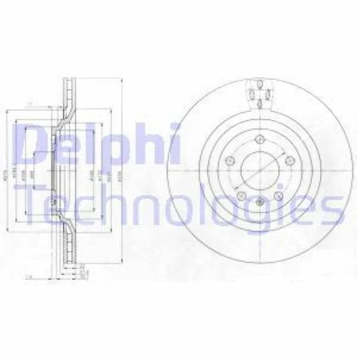 Delphi BG4087 DİSK ARKA 06- AI.A6 ürün görseli 1