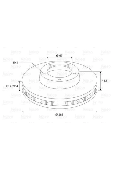 Ferodo DDF1316 Ddf1316 Fren Diski Ön Mercedes W169 W245 04-11 Havalı 288mm ürün görseli 1