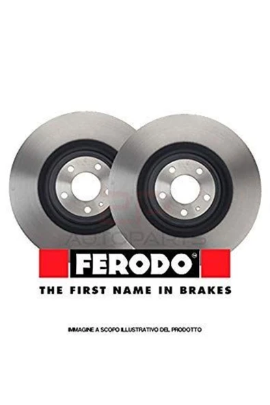 Ferodo DDF1222 ÖN FREN DİSKİ FOCUS (04-12) CMAX (07-10)S40(06-10 ürün görseli 1