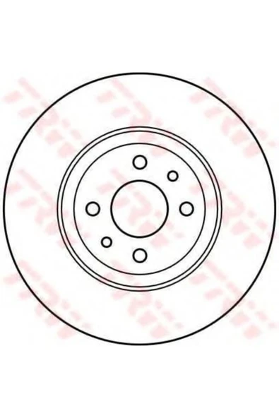FREN DISKI ON HAVALI 284.5 MM  (FIAT   DOBLO 06 / LINEA / MAREA 99 / STILO 1.4 1.6 ) ürün görseli 1