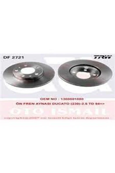 FREN DİSKİ ÖN HAVALI 280 MM BOXER JUMPER DUCATO 2.5TD 14Q ürün görseli 1