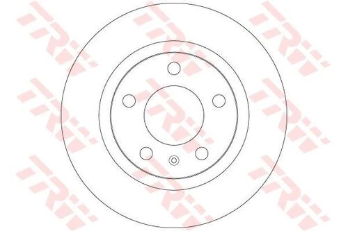 Trw Df6339 Fren Diski Arka Corsa D 2006 Corsa E 2014 93190227 ürün görseli 1