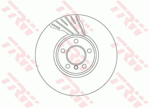 Trw Df6612s Fren Diski Ön Bmw 5 2009- 6 2010- 7 2008 2015 34116785670 ürün görseli 1