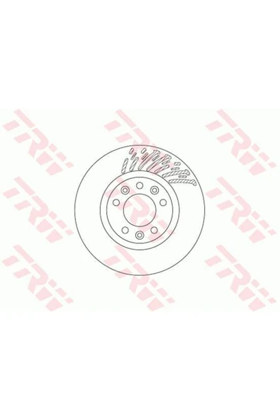 Df6657 Fren Diski Ön C4 Picasso Iı 13- Havalı 283mm ürün görseli 1