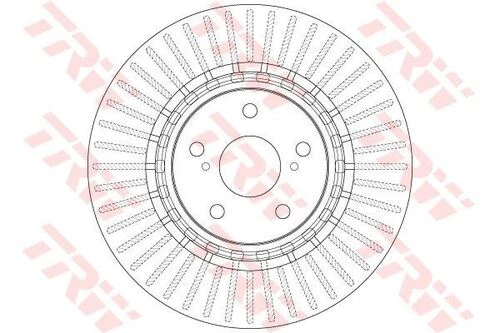 Trw Df6265 N Fren Disk Aynası Lexus Nr2014-toyota Alphard 18-rav4 12-15 Highlander 07- 4351248110 ürün görseli 1