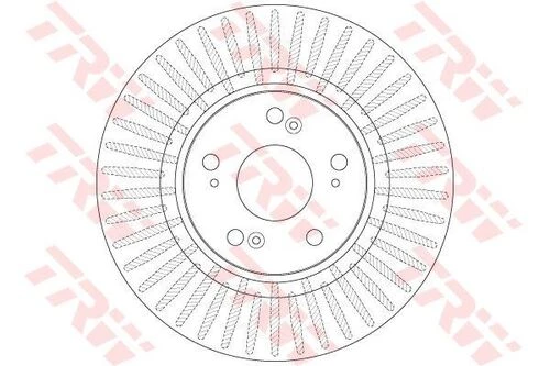 Trw Df6432s Ön Fren Diski Havalı Honda Accord 2.2dt I Dtec 08-15 296x5 45251tl1g00 ürün görseli 1