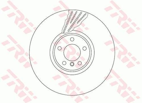 Trw Df6618s Fren Diski Ön Bmw X5 2010- X6 2008- 34116782067 ürün görseli 1