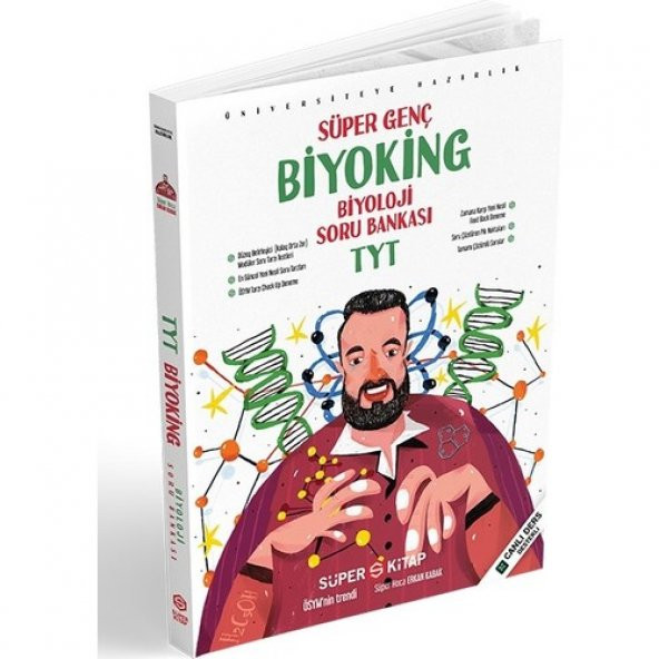 Süper Kitap TYT Biyoloji Süper Genç Biyoking Soru Bankası ürün görseli 1