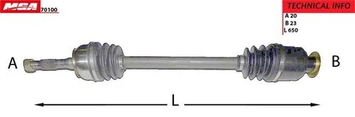 MGA 70100  Aks Komple Renault 11 7701348085 ürün görseli 1
