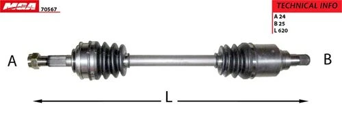 MGA 70567  Aks Komple Sol Daihatsu Applause 90-95 ürün görseli 1