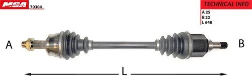 MGA 70304  AKS SOL BIPPER / NEMO 07- 1.4 HDI ürün görseli 1