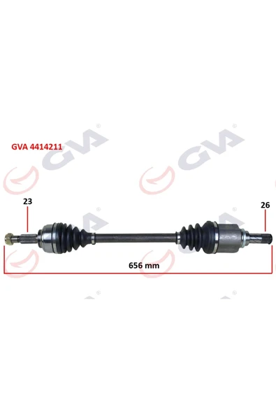 GVA 4414211 Komple Aks Sol Symbol-thalıa/logan Iı 1.5 Dcı 12- Abs Lı Uyumlu ürün görseli 1